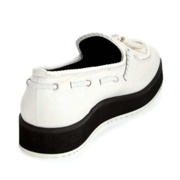 Rag & Bone McKenzie Tassel Leather Loafer, White - Picture 4 of 4